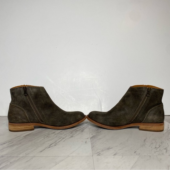 New! Kork Ease Riley Gray Brown Distressed Suede Bootie 7M - Picture 5 of 14